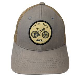 Hit The Trails Snapback Trucker Hat Multi One Size Adjustable Mesh Back George